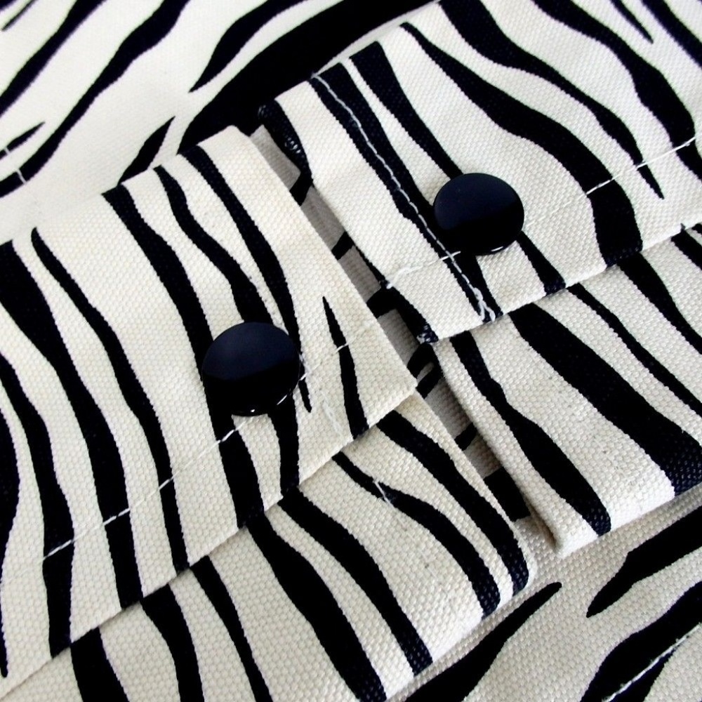 Vintage MARC JACOBS Zebra snap button trench coat - Picture 6 of 8